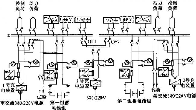 单母线分段接线